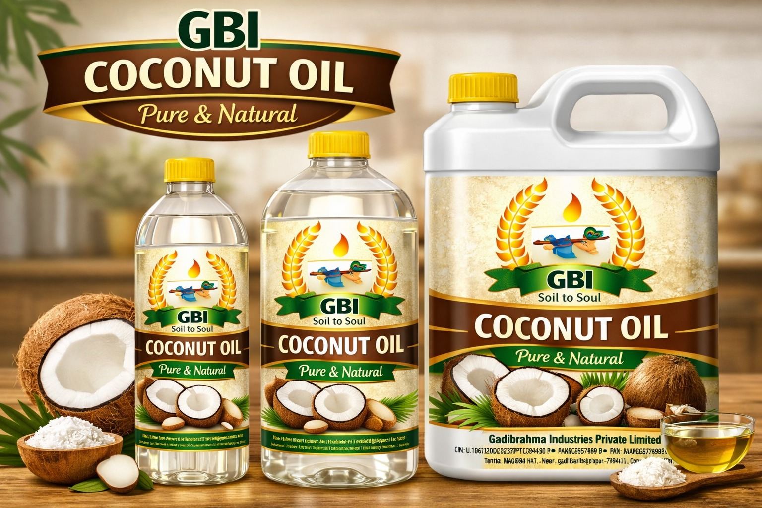 GBI Coconut Hair Oil